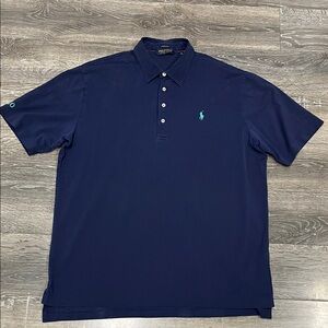 Polo Golf  by Ralph Lauren Dark Blue Men's Polo Shirt size XL
